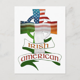 Irish American Celtic Cross Postcards