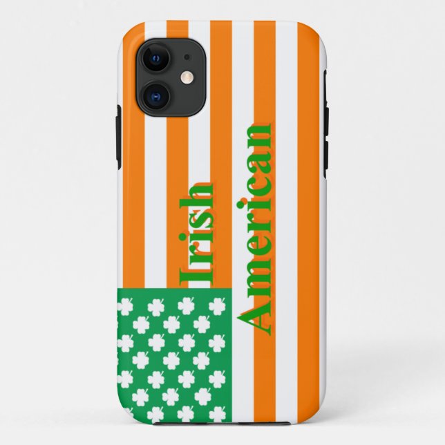 Irish american flag Case-Mate iPhone case (Back)