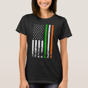 Irish American Flag Ireland Flag Men Women St Patr T-Shirt