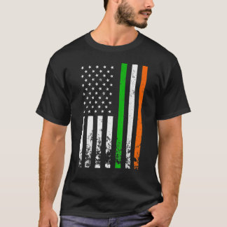 Irish American Flag Ireland Flag Men Women St Patr T-Shirt