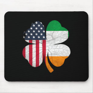 Irish American Flag Ireland Flag St Patricks Day G Mouse Mat