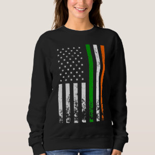 Irish American Flag Ireland Flag ST PATRICKS DAY G Sweatshirt