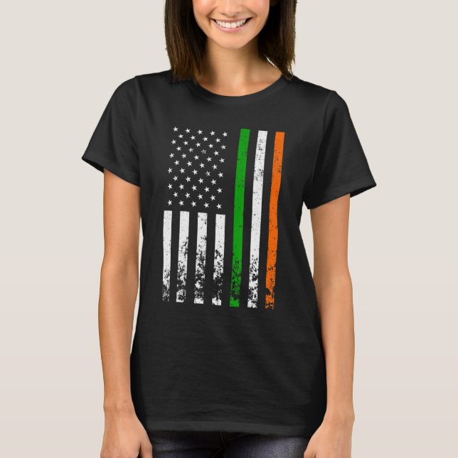 Irish American Flag Ireland Flag ST PATRICKS DAY G T-Shirt (Front)