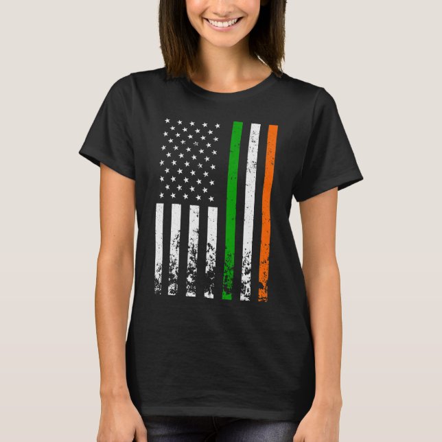 Irish American Flag Ireland Flag ST PATRICKS DAY G T-Shirt (Front)