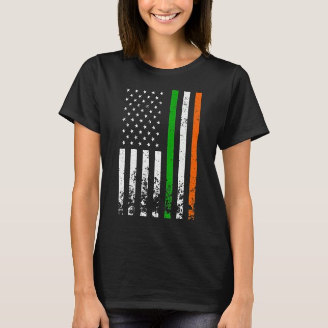 Irish American Flag Ireland Flag ST PATRICKS DAY G T-Shirt (Front)