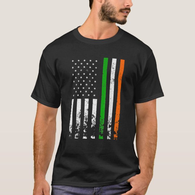 Irish American Flag Ireland Flag ST PATRICKS DAY G T-Shirt (Front)