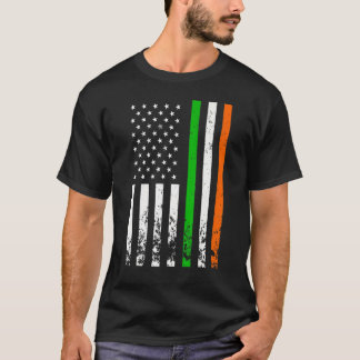 Irish American Flag Ireland Flag St Patricks Day M T-Shirt
