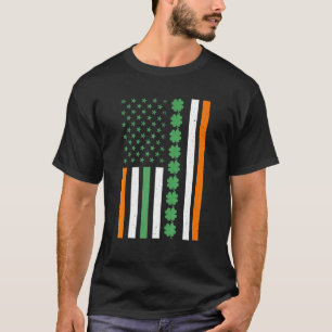 Irish American Flag Ireland Flag Vintage ST PATRIC T-Shirt