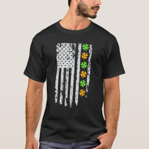 Irish American Flag Ireland Flag Vintage ST PATRIC T-Shirt