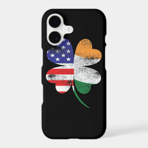 IRISH AMERICAN FLAG Ireland Shamrock