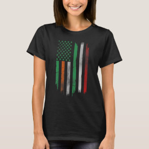 Irish American flag Patrick's day Ireland Italy fl T-Shirt