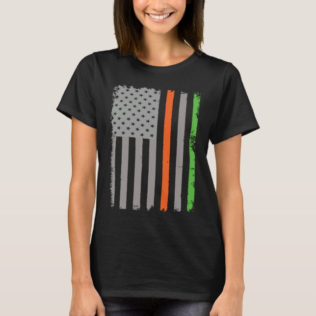 Irish American Flag T-Shirt (Front)