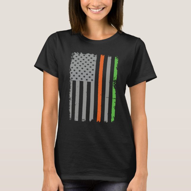 Irish American Flag T-Shirt (Front)