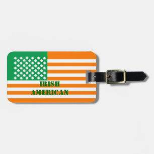 Irish American Luggage Tag