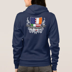 Irish-American Shield Flag Hoodie