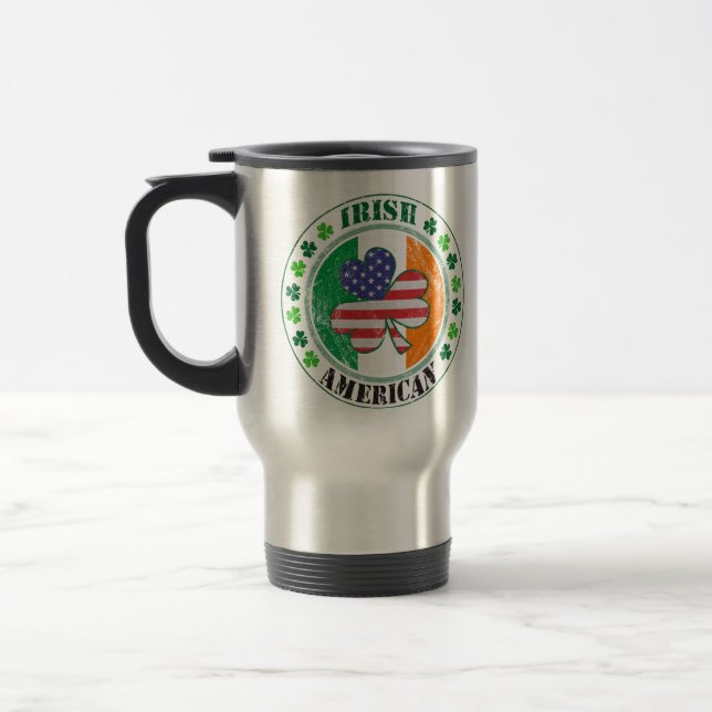 Irish American Travel Mug (Left)