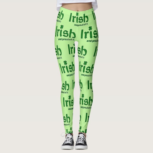 Irish And Proud Leggings (Front)