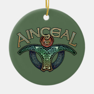 Irish Angel Pendant/Ornament Ceramic Tree Decoration