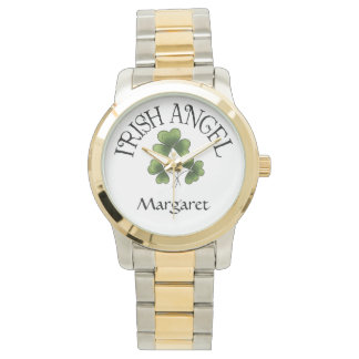 Irish Angel Trio of Shamrocks Watch