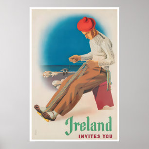 Irish Art Ireland Travel Poster Print For Irish