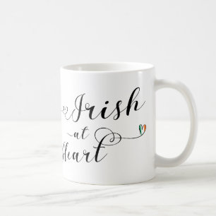 Irish At Heart Mug, Ireland Coffee Mug