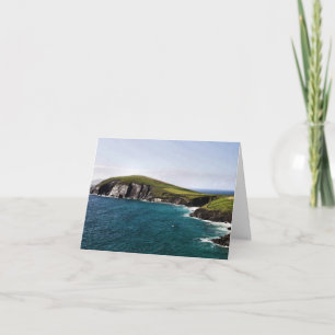 irish atlantic coast Ireland photo Card