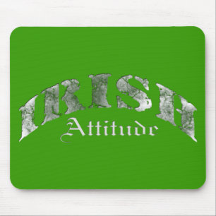 Irish Attitude Distress Mouse Mat