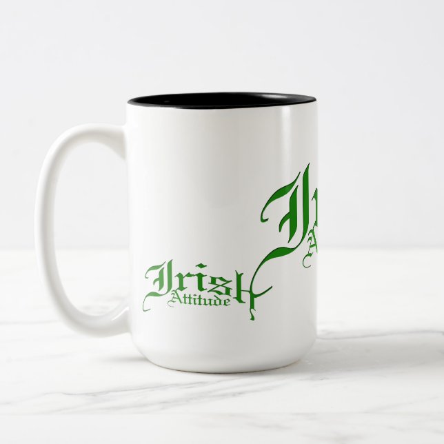 Irish Attitude Two-Tone Coffee Mug (Left)