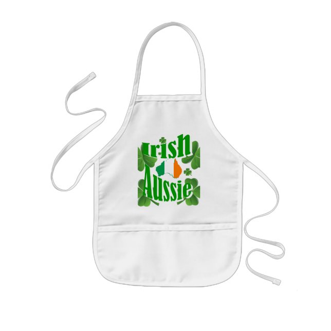 Irish aussie kids apron (Front)
