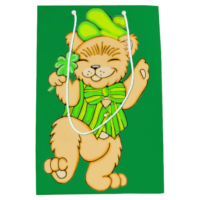 Irish Bear Gift Bag (Front)