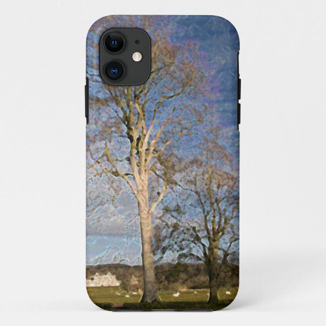 Irish Beech Trees Case-Mate iPhone Case (Back)