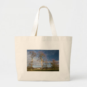 Irish Beech Trees Large Tote Bag