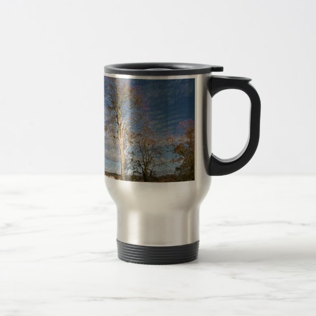 Irish Beech Trees Travel Mug (Right)