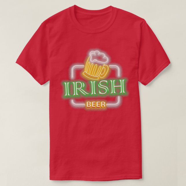 Irish beer design T T-Shirt (Design Front)