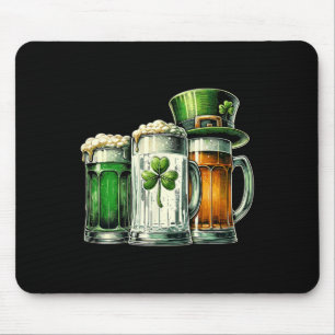 Irish Beer Ireland Flag St Patricks Day Mouse Mat