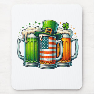 Irish Beer Ireland St Patricks Day Drinking Party Mouse Mat