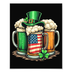 Irish Beer Ireland St Patricks Day Drinking Party Photo Print