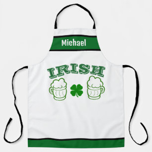 Irish Beer Lover Apron - Personalised Pub Gift