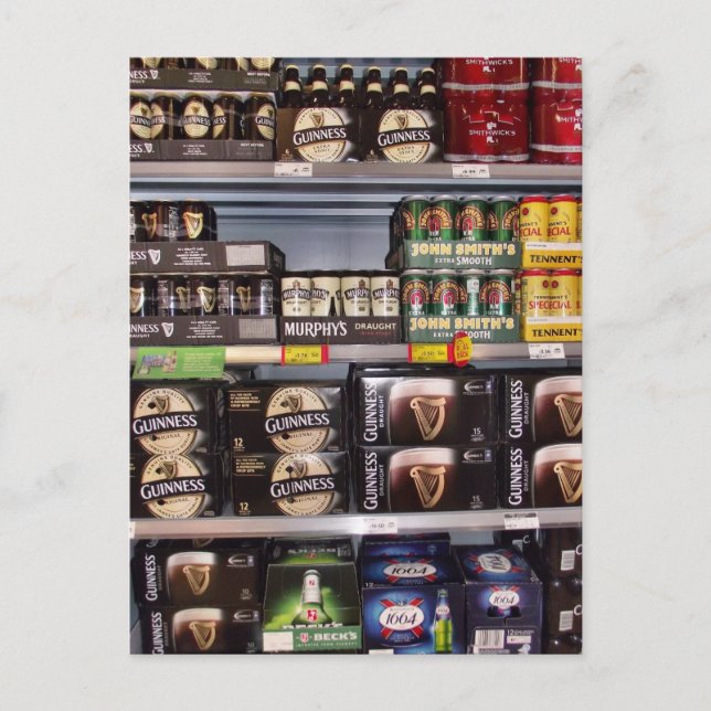 Irish Beer Postcard (Front)