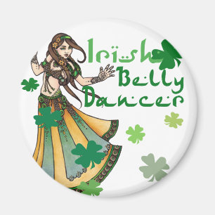 Irish Belly Dancer Magnet