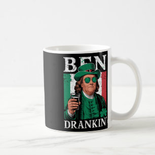 Irish Ben Drankin Beer - St Pattys Men And Women 1 Coffee Mug