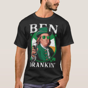 Irish Ben Drankin Beer - St Pattys Men And Women 2 T-Shirt