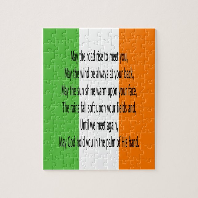 Irish Bessing Jigsaw Puzzle (Vertical)