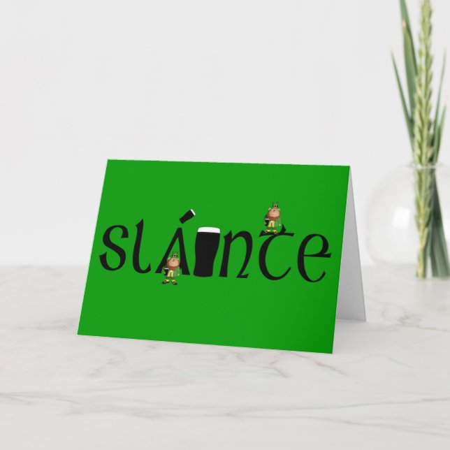 Irish birthday card (Front)