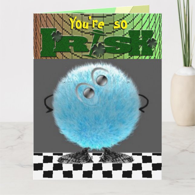 Irish birthday card (Front)