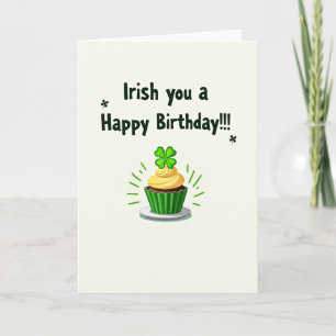 Irish Birthday Fun Card