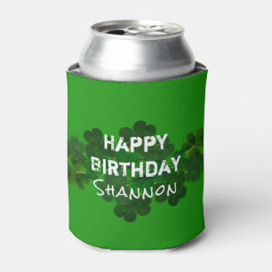 Irish Birthday Personalised Drink Coozie