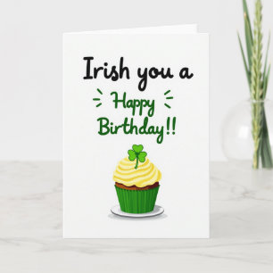 Irish Birthday Wish Card