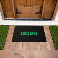 Irish black green modern typography patriotic