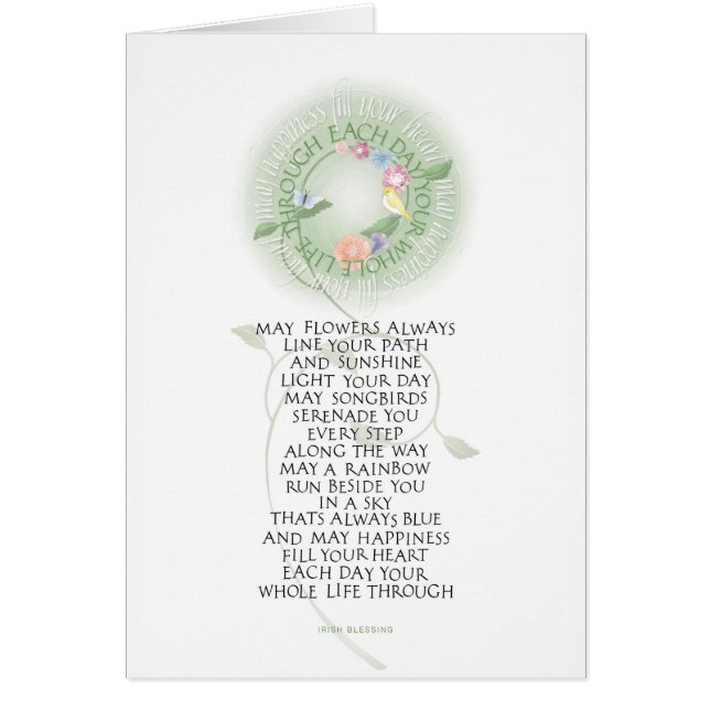 Irish Blessing (Front)